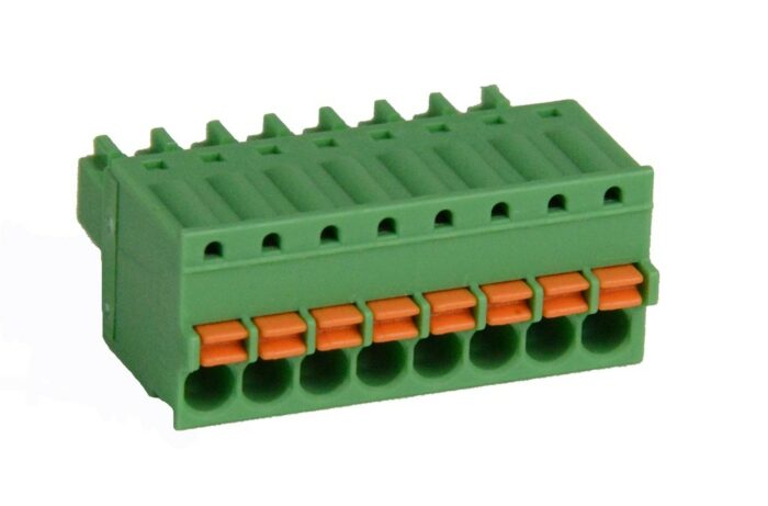 8 position Spring Clamp Terminal Block - SmartRail