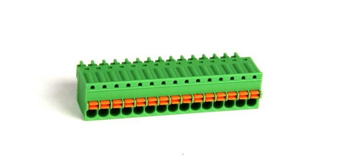 15 position Spring Clamp Terminal Block - SmartRail